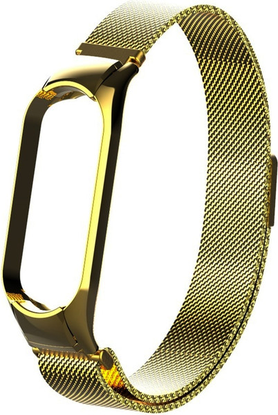Изображение товара Ремешок для умных часов Bingo Magnetic для Xiaomi Mi Band 3/4 (золотистый)