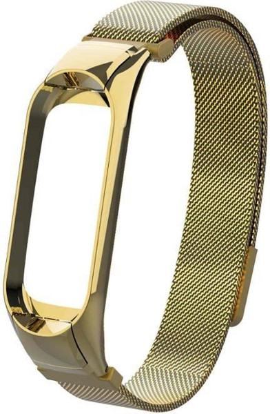 Изображение товара Ремешок для умных часов Bingo Magnetic для Xiaomi Mi Band 3/4 (золотистый)