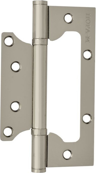 Изображение товара Комплект петель дверных Нора-М 800-5 FHP 125x75x2.5 накладная универсальная (матовый никель, без колп.)