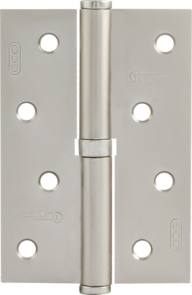 Изображение товара Комплект петель дверных Нора-М 750-4-FHP-ECO 100x70x2.5 (правая, матовый хром покрытие)