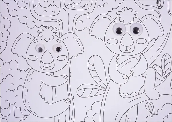 Изображение товара Раскраска Проф-Пресс Дикие животные. С 4 глазками (9785378311866)