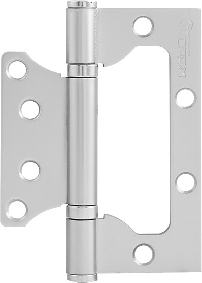 Изображение товара Комплект петель дверных Нора-М 800-4 FHP-STD СP 100x75x2.5 накладная (хром, без колп.)