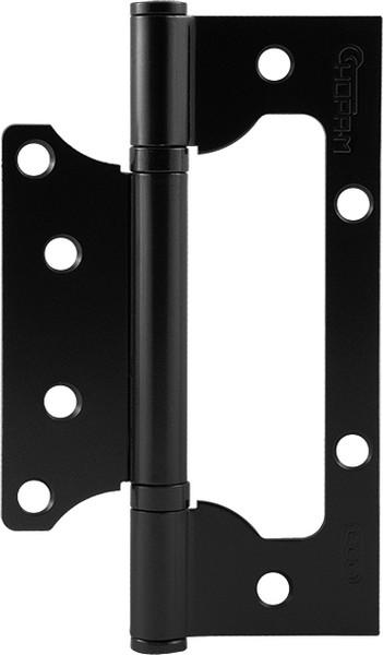 Изображение товара Комплект петель дверных Нора-М 800-5 FHP-STD 125x75x2.5 накладная (черный, без колп.)