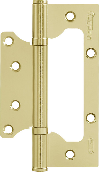 Изображение товара Комплект петель дверных Нора-М 800-5 FHP-STD PB 125x75x2.5 накладная (золотистый, без колп.)