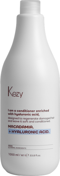 Изображение товара Кондиционер для волос Kezy I am Macadamia + Hyaluronic Acid (1л)