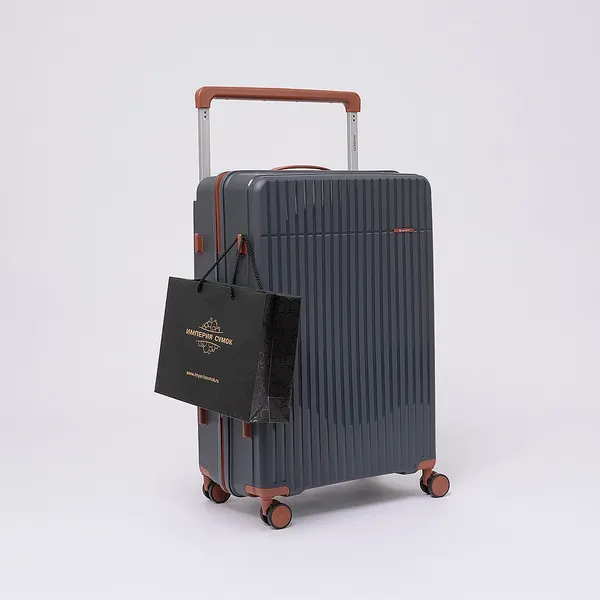 Изображение товара Чемодан на колесах Valigetti 344-8050/3-24GBW (gry brw)