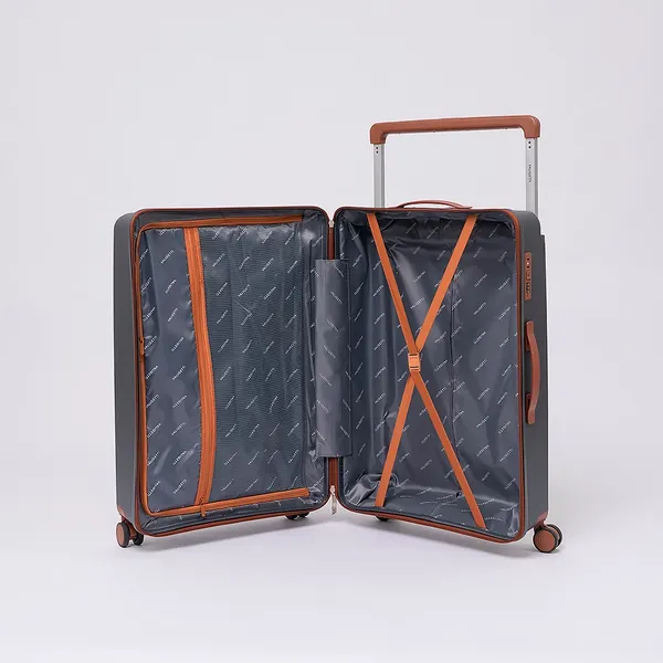 Изображение товара Чемодан на колесах Valigetti 344-8050/3-28GBW (gry brw)