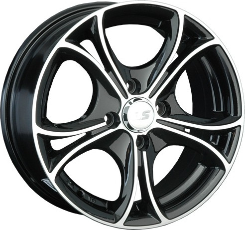 Изображение товара Литой диск LS wheels LS 393 17x7.5" 5x112мм DIA 57.1мм ET 45мм BKF