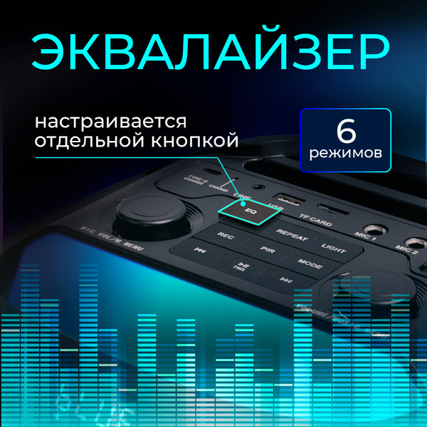 Изображение товара Портативная колонка Ginzzu GM-117