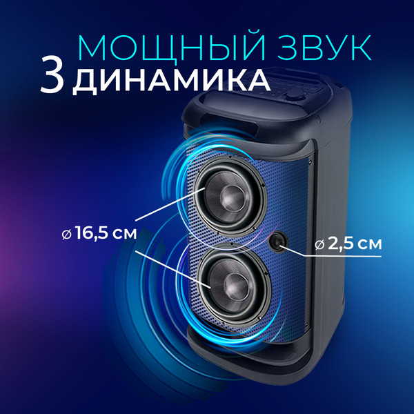 Изображение товара Портативная колонка Ginzzu GM-117