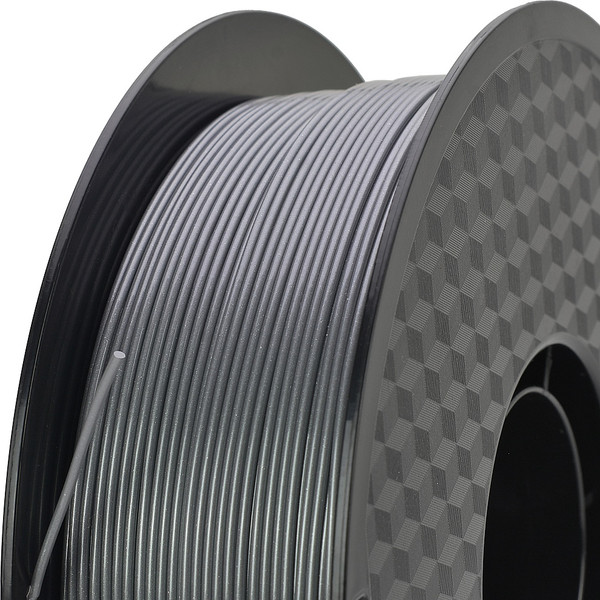 Изображение товара Пластик для 3D-печати Crown PETG / CM-FILPETG024SS (1.75мм, 1кг, сталь/серебристый)