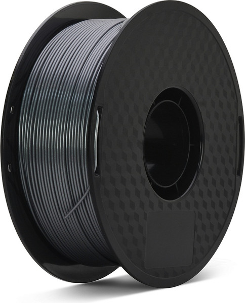 Изображение товара Пластик для 3D-печати Crown PETG / CM-FILPETG024SS (1.75мм, 1кг, сталь/серебристый)