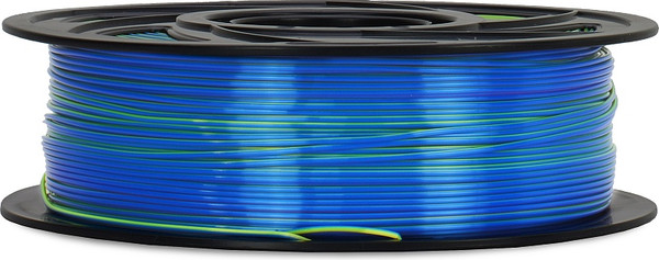 Изображение товара Пластик для 3D-печати Crown PLA Silk / CM-FILPLASD021BRG  (1.75мм, 1кг, синий/красный/зеленый)
