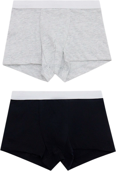 Изображение товара Комплект трусов детских Mark Formelle 413345-2 (р.104/110-56-51, серый меланж 4306-А)
