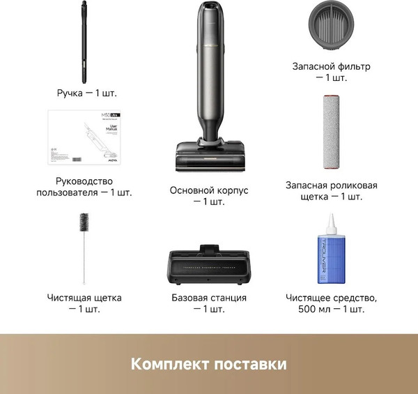 Изображение товара Вертикальный пылесос Trouver Wet and Dry Vacuum M50 Ultra (HMH28A)