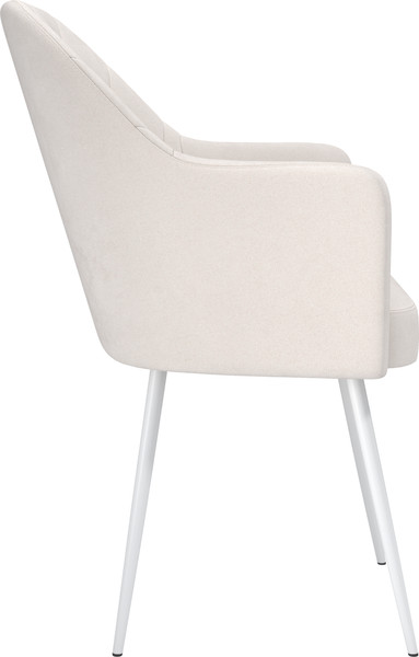 Изображение товара Стул Олмеко Киото Т (велюр тенерифе крем/белый)