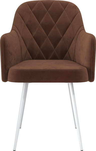 Изображение товара Стул Олмеко Киото Т (велюр тенерифе шоколад/белый)