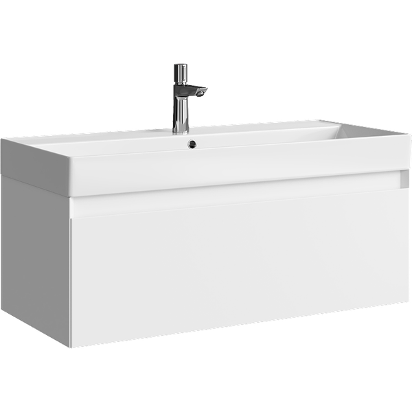 Изображение товара Тумба под умывальник Aqwella Geometria GE01101WM