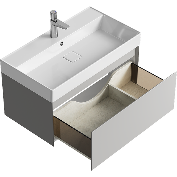 Изображение товара Тумба под умывальник Aqwella Geometria GE01081ST