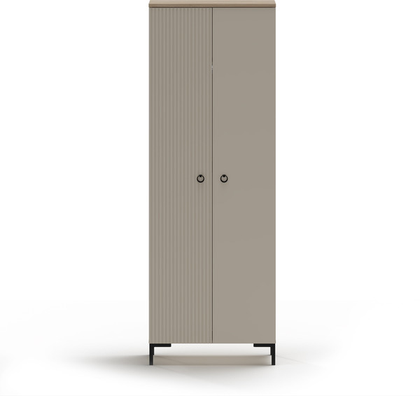 Изображение товара Шкаф Black Red White Domenica SZF2D/70 (глиняный серый/дуб сильвержек ореховый)