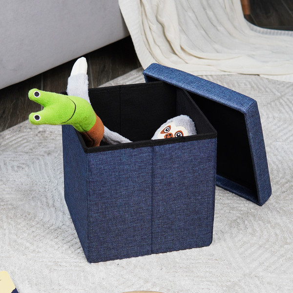 Изображение товара Пуф Гелеос 31-НВ складной (синий)