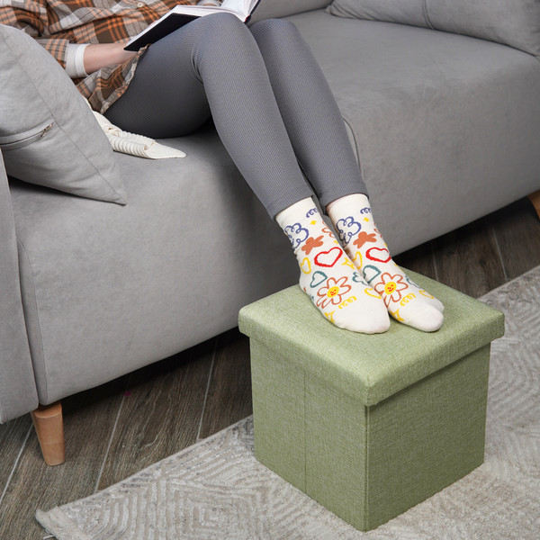 Изображение товара Пуф Гелеос 31-СЗ складной (светло-зеленый)