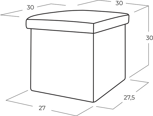 Изображение товара Пуф Гелеос 31-СЗ складной (светло-зеленый)