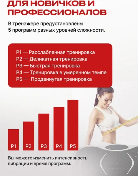 Изображение товара Виброплатформа UrbanFit С Bluetooth / 435592 (белый)