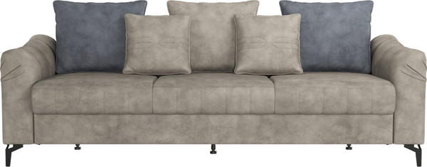 Изображение товара Диван Олмеко Одри 3-х местный (латте/графит)