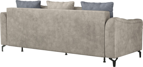 Изображение товара Диван Олмеко Одри 3-х местный (латте/графит)