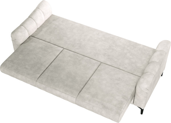 Изображение товара Диван Олмеко Одри 3-х местный (серебристый серый/графит)