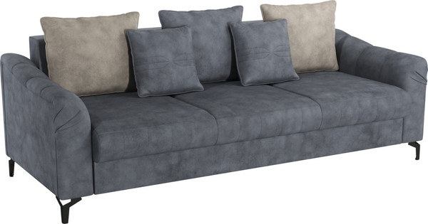 Изображение товара Диван Олмеко Одри 3-х местный (графит/латте)