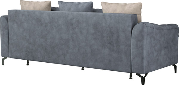 Изображение товара Диван Олмеко Одри 3-х местный (графит/латте)