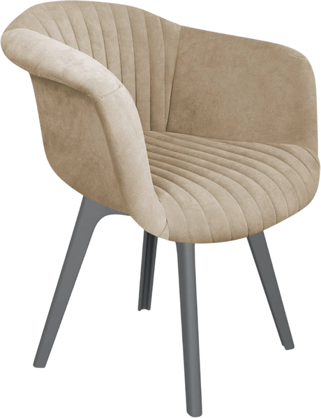 Изображение товара Стул Sheffilton SHT-ST31-С1/S195 (ванильный крем/темно-серый)