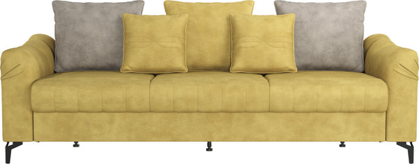 Изображение товара Диван Олмеко Одри 3-х местный (горчичный/латте)