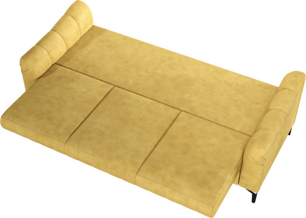 Изображение товара Диван Олмеко Одри 3-х местный (горчичный/латте)