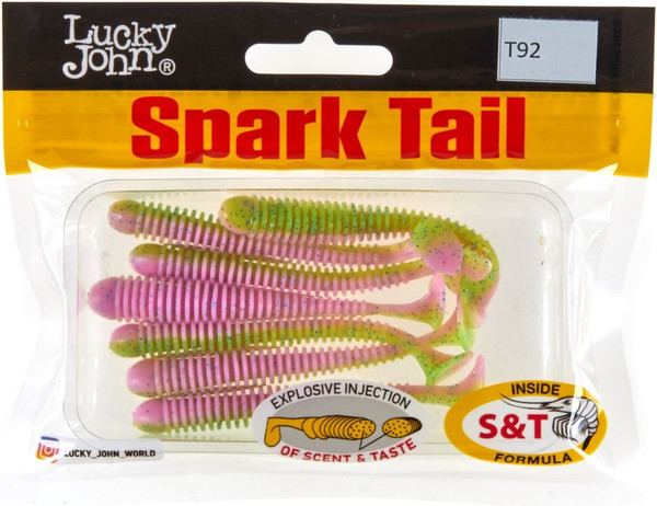 Изображение товара Мягкая приманка Lucky John Pro Series Spark Tail 3.0in / 140167-T92 (7шт)