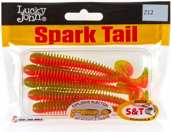 Изображение товара Мягкая приманка Lucky John Pro Series Spark Tail 4.0in / 140168-Z12 (5шт)