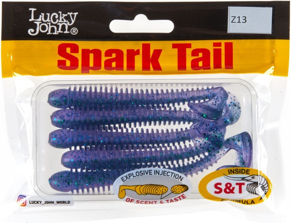 Изображение товара Мягкая приманка Lucky John Pro Series Spark Tail 4.0in / 140168-Z13 (5шт)
