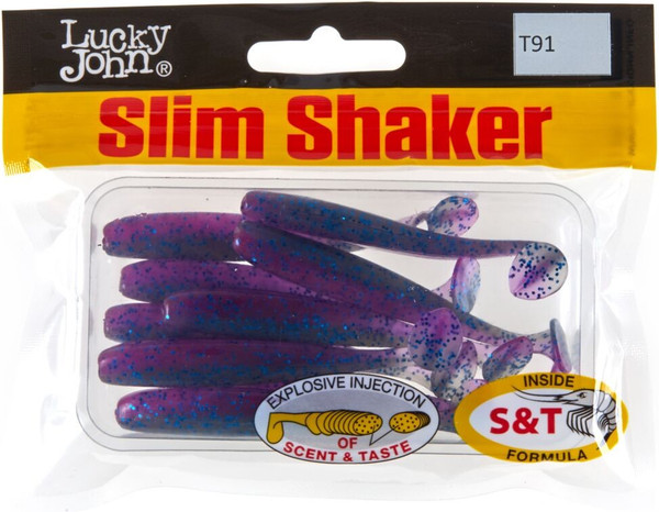 Изображение товара Мягкая приманка Lucky John Pro Series Slim Shaker 3in / 140182-T91 (9шт)