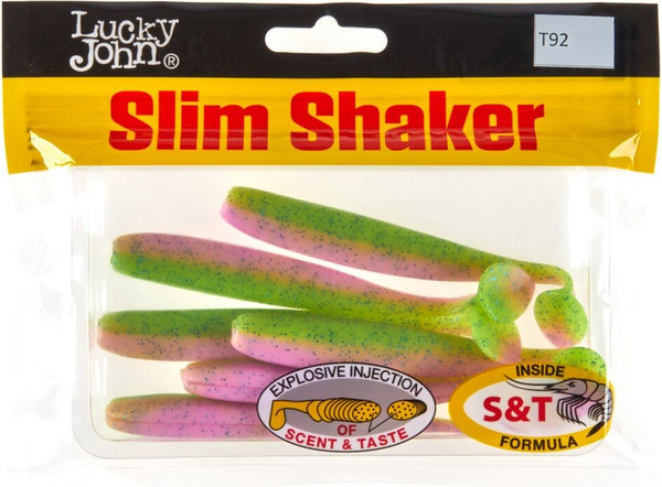 Изображение товара Мягкая приманка Lucky John Pro Series Slim Shaker 4in / 140183-T92 (6шт)