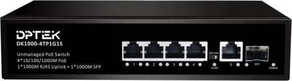 Изображение товара Коммутатор Dptek DK1000-4TP1G1S