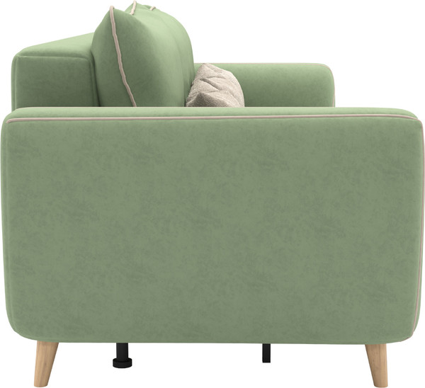 Изображение товара Диван Олмеко Лона 3-х местный (олива/крем)