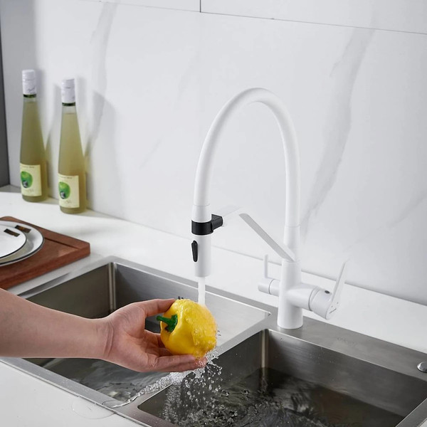 Изображение товара Смеситель Shevanik S278C (белый)