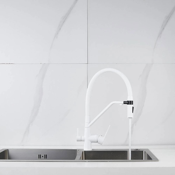 Изображение товара Смеситель Shevanik S278C (белый)