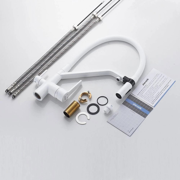 Изображение товара Смеситель Shevanik S278C (белый)