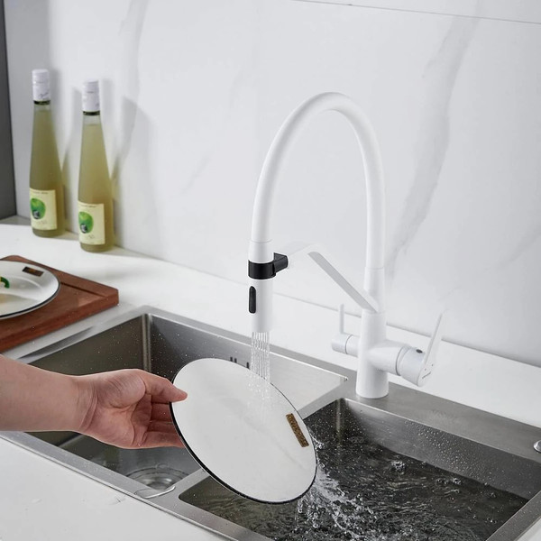 Изображение товара Смеситель Shevanik S278C (белый)