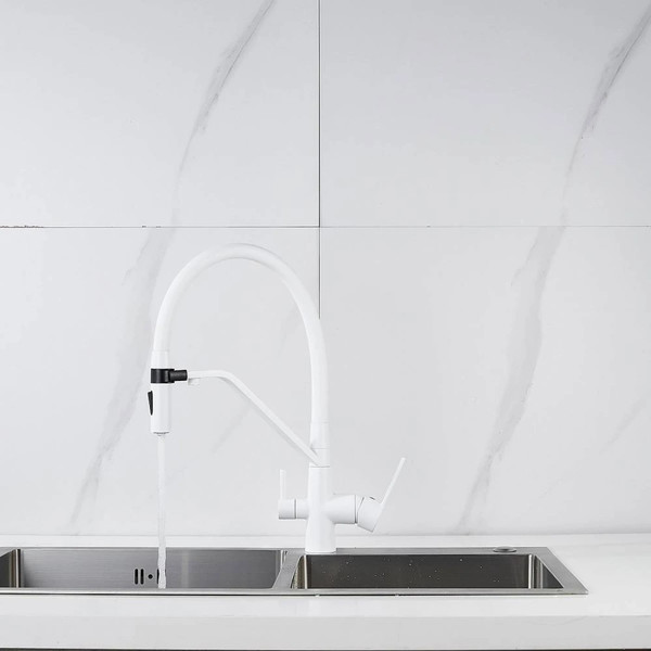 Изображение товара Смеситель Shevanik S278C (белый)