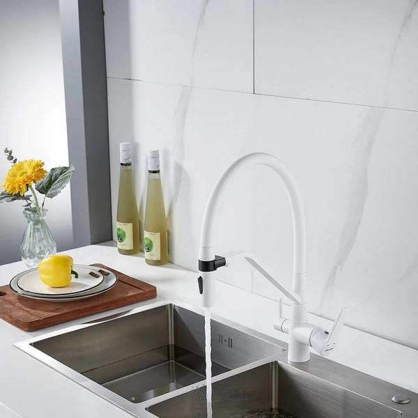 Изображение товара Смеситель Shevanik S278C (белый)