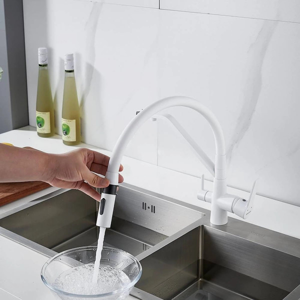 Изображение товара Смеситель Shevanik S278C (белый)